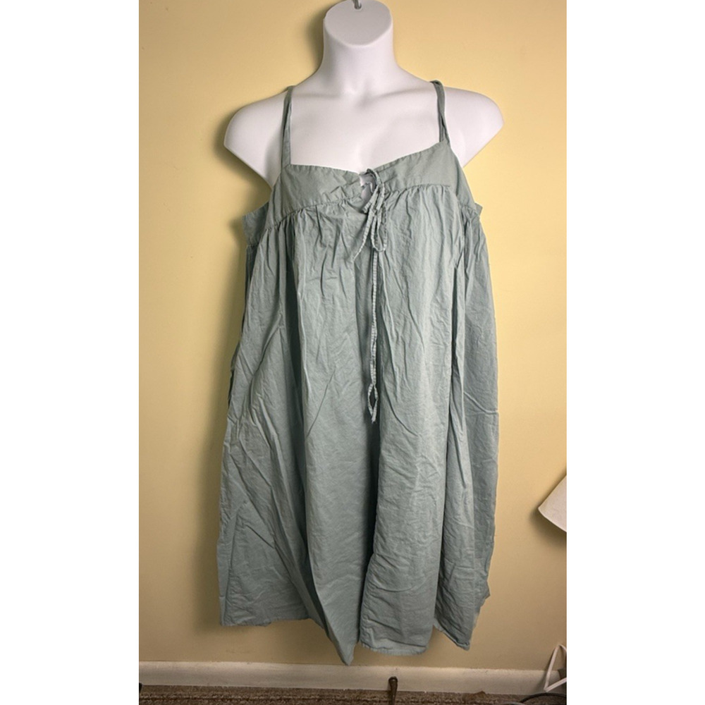 Natural Life midi dress large/extra large steel blue Boho Full